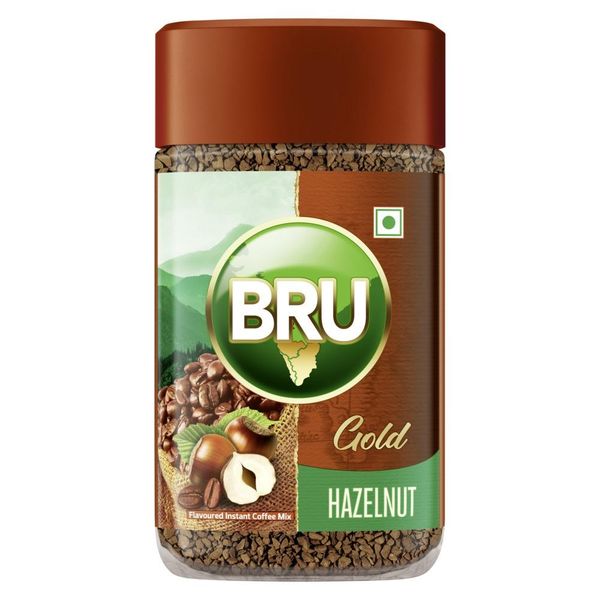 Bru Gold Freeze Dried Coffee - Hazelnut 55 g - Buy online at ₹300 near me