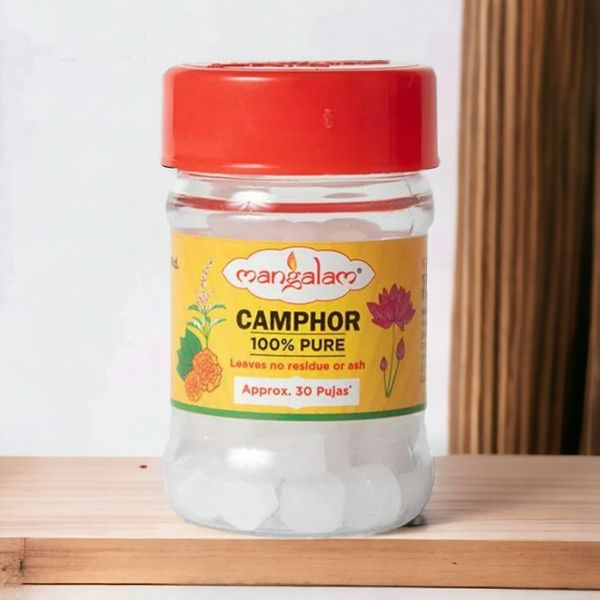 Mangalam Camphor Small Round 20 g - Buy online at ₹42 near me