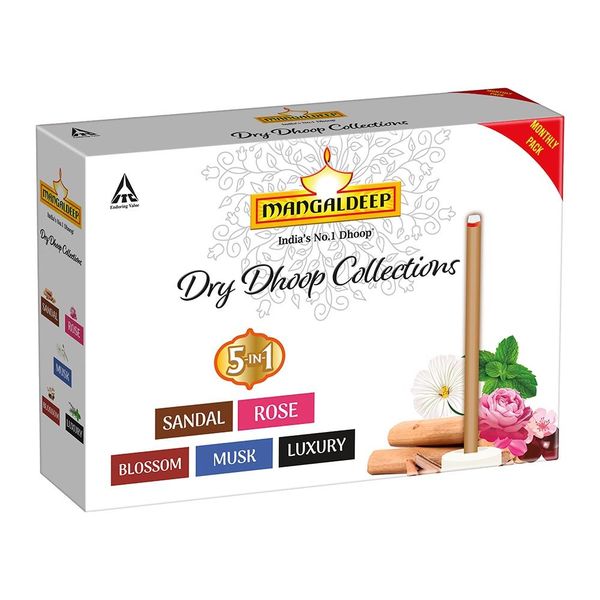 Mangaldeep Dry Dhoop Sticks Collections - Bamboless Incense - Buy ...