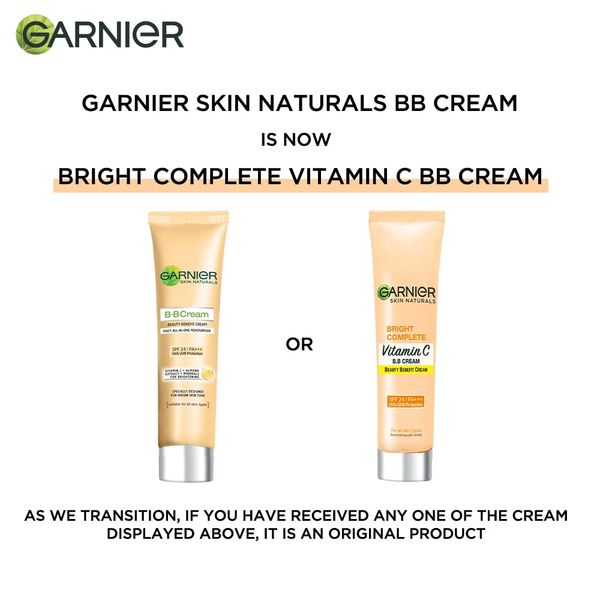 Garnier Skin Naturals, B.B. Cream, Moisturising & Brightening, Bright ...