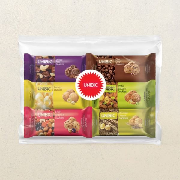 Unibic Assorted Cookies Pack of 6 450 g Buy online at ₹144 near me