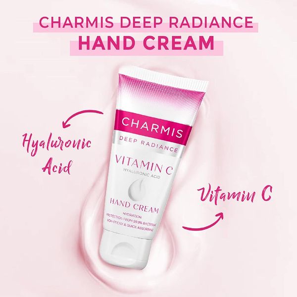 Charmis Deep Radiance Hand Cream With Vitamin C And Hyaluronic Acid