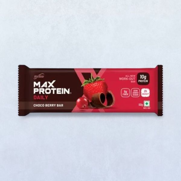 RiteBite Choco Berry Max Protein Bar No Added Sugar 50 gms Combo