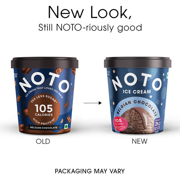 NOTO Belgian Chocolate Low Calorie Ice Cream Cup 100 ml Buy online at