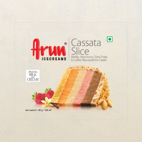 Arun Casata Slice Ice Cream 120 ml Buy online at ₹70 near me