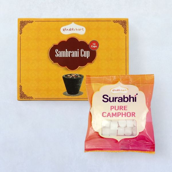 Shubh Kart - Shubhkart Sambrani Cup Black(12pc) & Shubh Kart - Surabhi ...