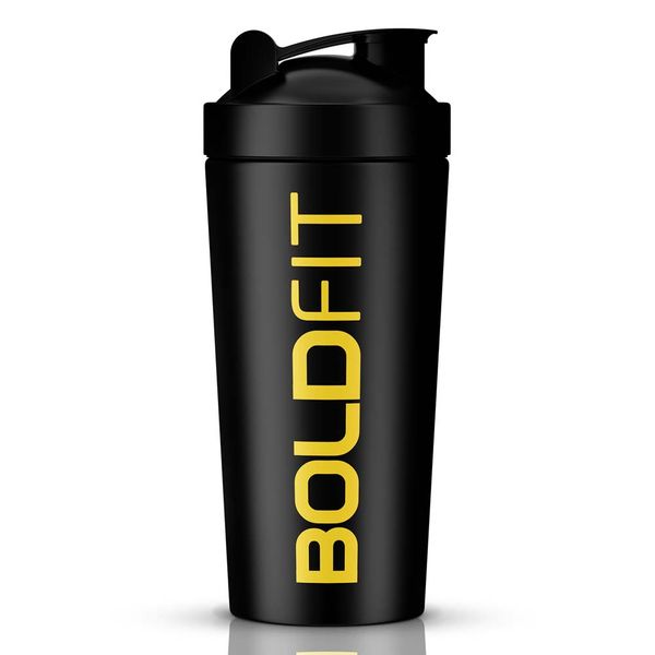 Boldfit Steel Gym Shaker Bottle 700ml Leakproof Protein Mixer Buy