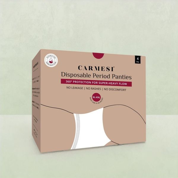 Carmesi Disposable Period Panties (XLXXL) No Rashes AllNight