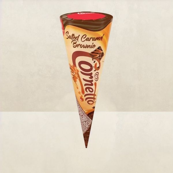 Kwality Wall's Salted Caramel Brownie Cone Buy online at ₹70