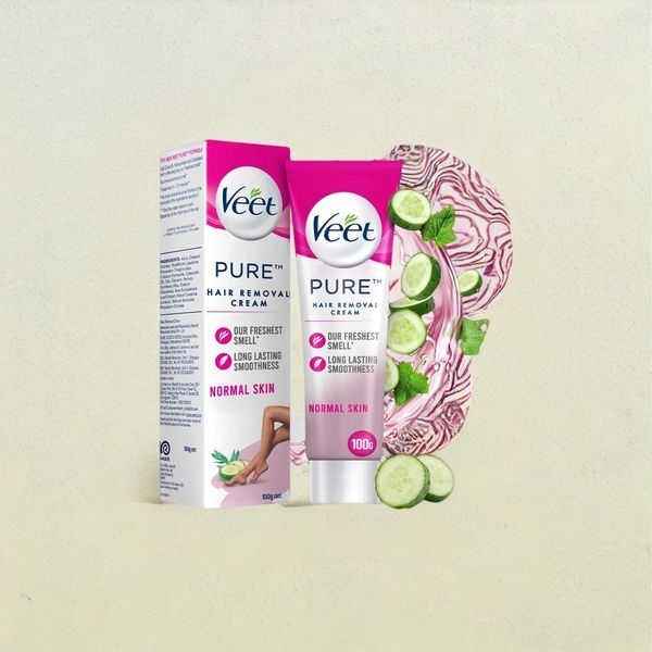 Veet Pure Hair Removal Cream Normal Skin 100 g Buy online at ₹248