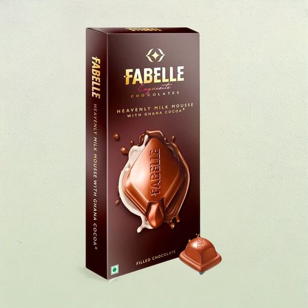 Fabelle Heavenly Milk Mousse chocolate Bar 128 g Buy online at ₹210
