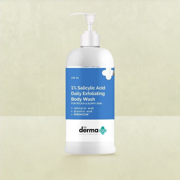 The Derma Co 1% Salicylic Acid Daily Exfoliating Body Wash With ...