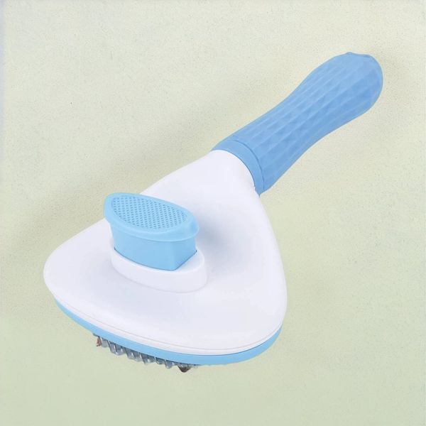 Nootie Self Cleaning Slicker Brush, Pet Grooming Shedding Brush For