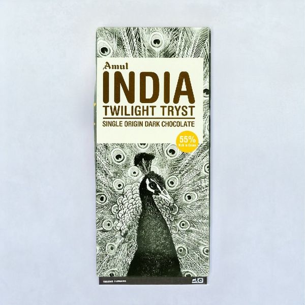 Amul India Twilight Tryst 55 Dark Chocolate Bar 125 g Buy online at ₹140 near me