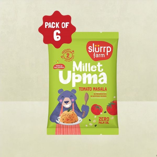 Slurrp Farm Instant Millet Rava Upma Mix Tomato Masala Multigrain