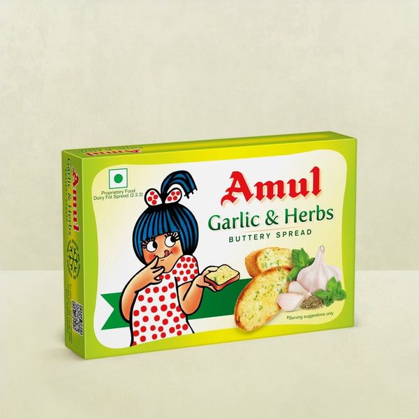 Amul Garlic And Herbs Buttery Spread 100 G Buy Online At ₹60 Near Me