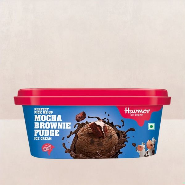 Havmor Mocha Brownie Fudge Ice Cream Tub Buy online at ₹264 near me