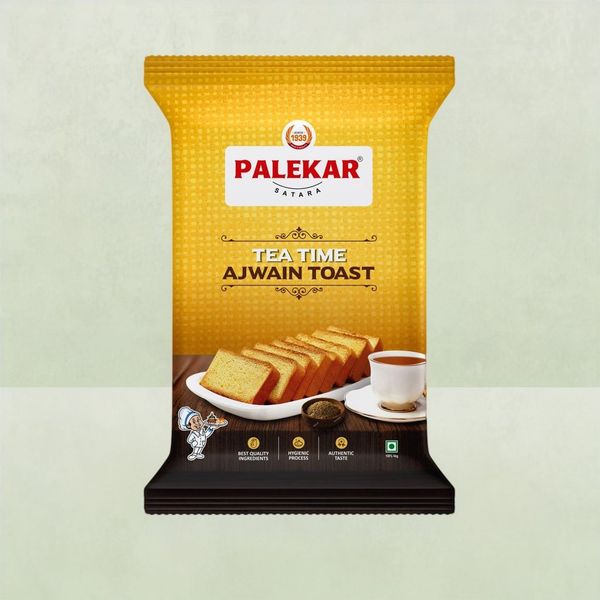 Palekar Tea Time Ajwain Toast 150 g Buy online at ₹30 near me