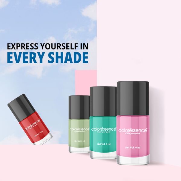 Coloressence Cute Coats Mini Nail Polish Fuchsia Flame Buy online at