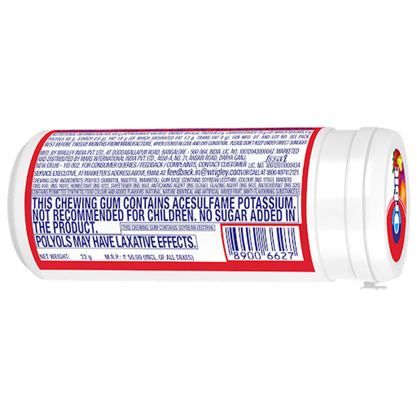 Orbit Sugar Free Mixed Fruit Chewing Gum Pot 22 g Buy online at ₹45