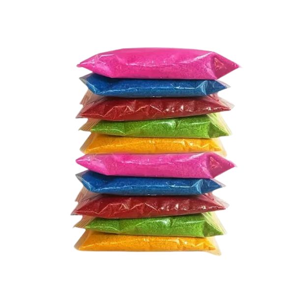 Rangoli Pouches Pack With 8Inch Stencil 1 Pack (10 Pieces) Buy
