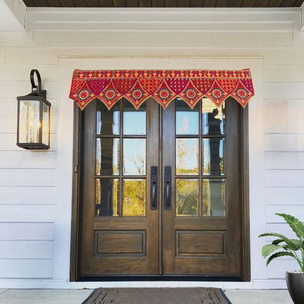 Cotton Embroidered Bandhanwar Traditional Toran for Elegant Festive