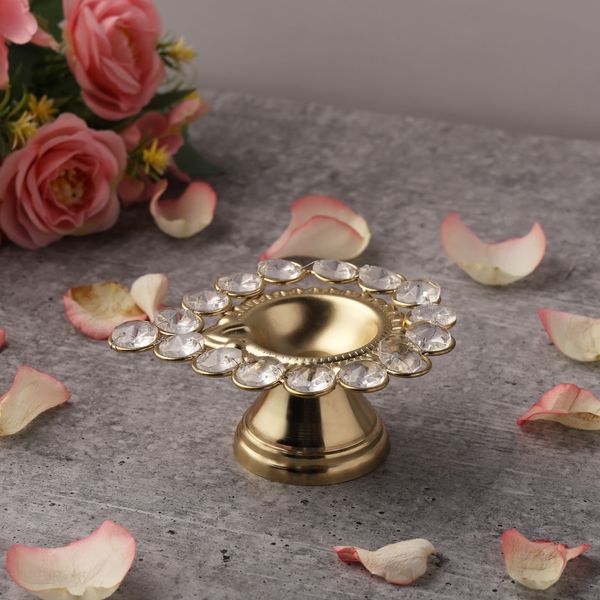 Urban Born Crystal Diya for Decorations Buy online at ₹89 near me