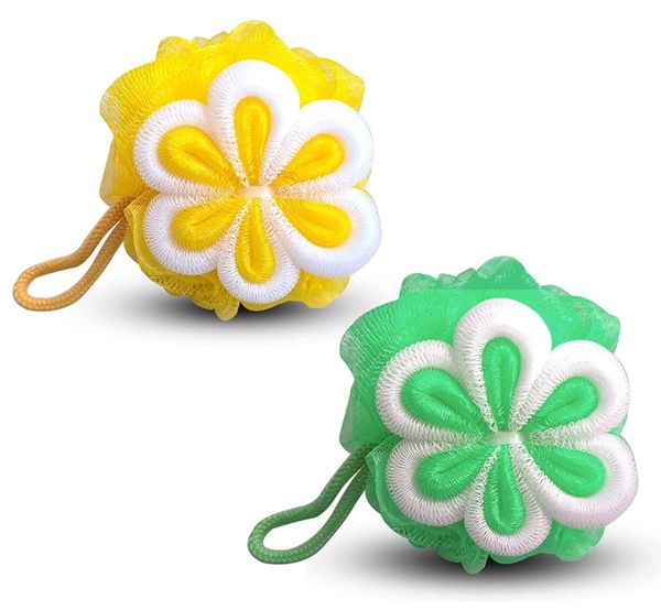 Flower Loofah 1 Pc Assorted Colour 1 Piece Buy online at ₹71 near me