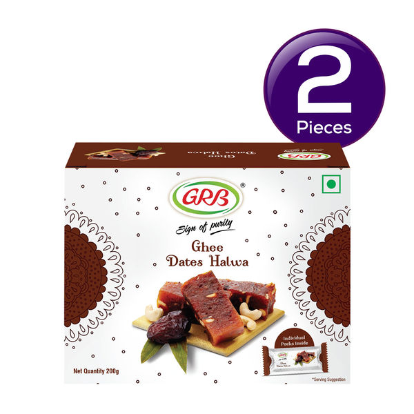 Grb Dates Halwa 200 gms Combo 200gms X 2 Buy online at ₹256 near me
