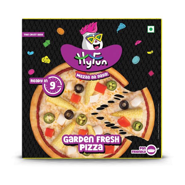 Hyfun Garden Fresh Pizza (Thin Crust Base) Buy online at ₹168 near me