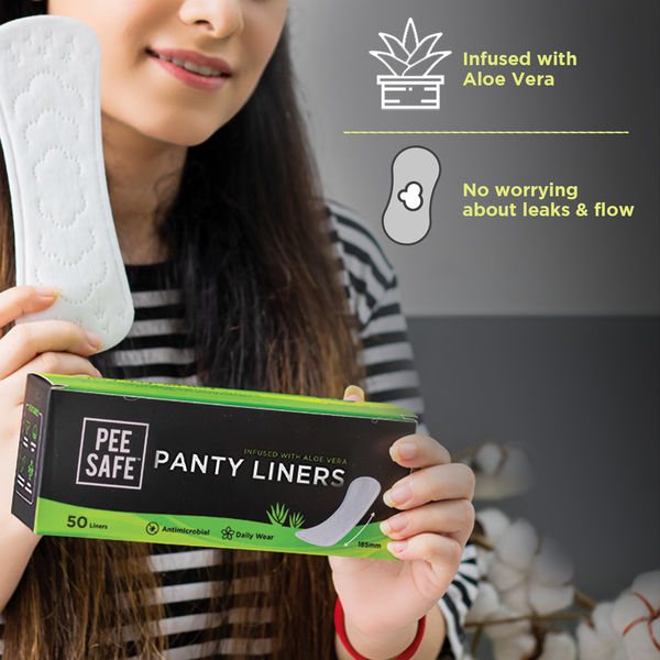 Pee Safe Panty Liners 50 piece Buy online at ₹205 near me