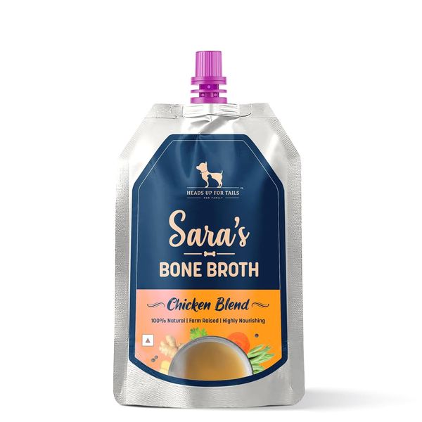Heads Up For Tails Sara's Bone Broth Dog Food Pack Buy online at ₹235