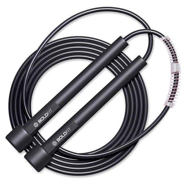Boldfit Adjustable Skipping Rope Jumping Exercise Tool Black Buy