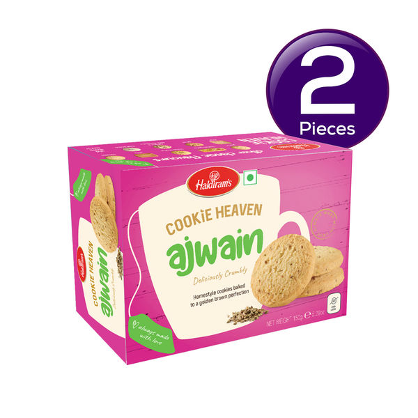 Haldiram's Heaven Ajwain Bakery Cookies 150 gms Combo 150gms X 2 Buy