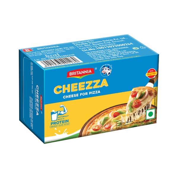 Britannia The Laughing Cow Cheese- Pizza Block 200 G - Buy Online At 