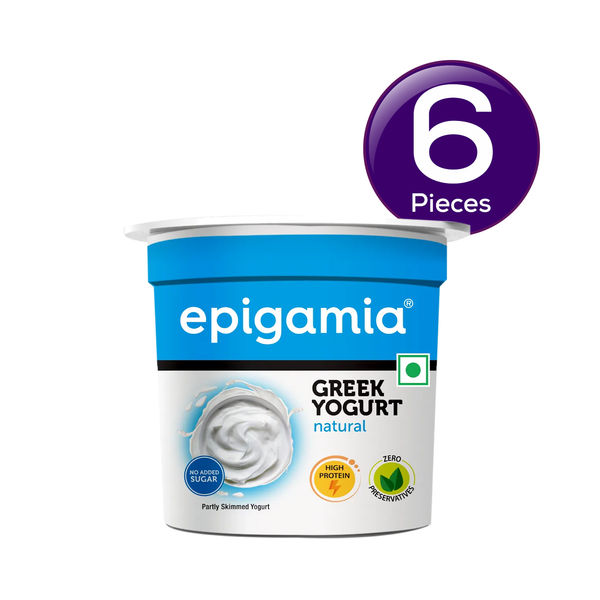 Epigamia Natural Greek Yogurt 85 gms Combo 85 g X 6 Buy online at