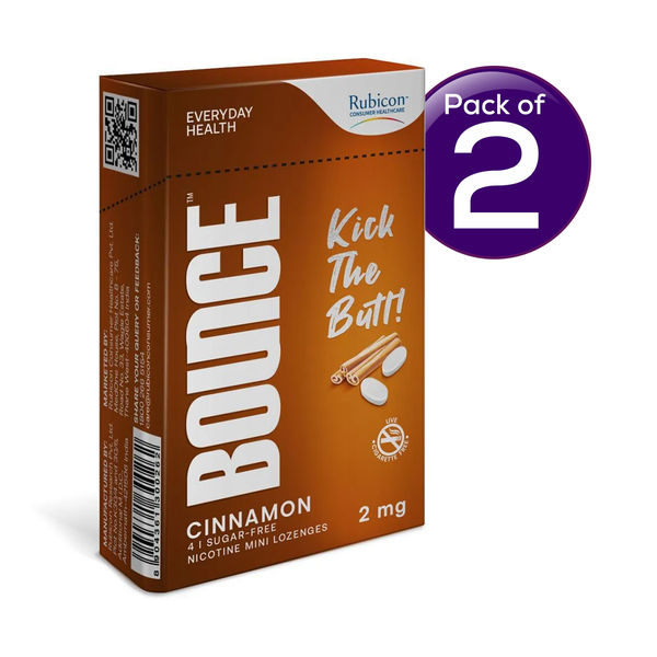 Rubicon Bounce Nicotine Lozenges 2mg Cinnamon 10 pc X 2 Combo 10 pcs X