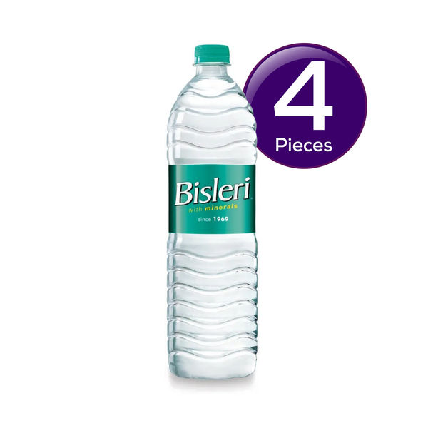 Bisleri Packaged Drinking Water 1 l Combo 1 L X 4 Buy online at ₹80