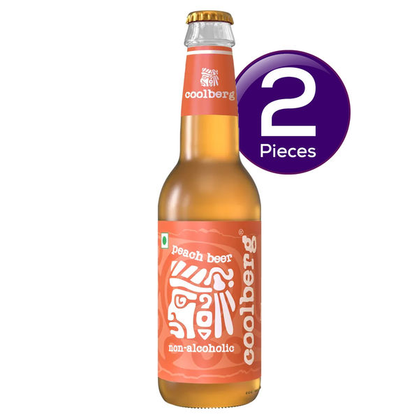 Coolberg Peach Non Alcoholic Beer Combo 330 ml X 2 Buy online at ₹122