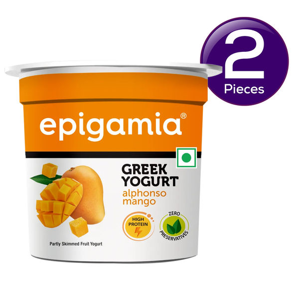 Epigamia Greek Yogurt Alphonso Mango 90 gms Combo 90 g X 2 Buy online