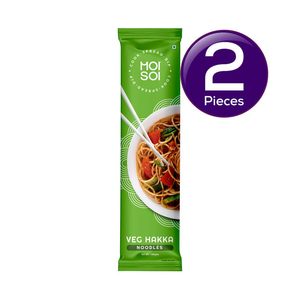 MOI SOI Veg Hakka Noodles 150 gms Combo 150 g X 2 Buy online at ₹184 near me