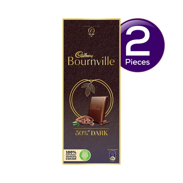 Cadbury Bournville Rich Cocoa Dark Chocolate Bar 80 gms Combo 80 g X 2 Buy online at ₹182 near me
