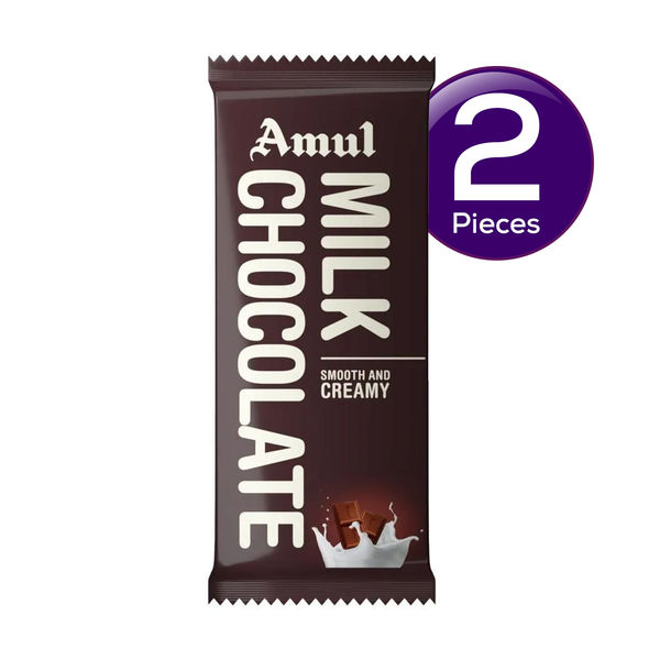 Amul Milk Chocolate Smooth And Creamy 40 gms Combo 40 g X 2 Buy