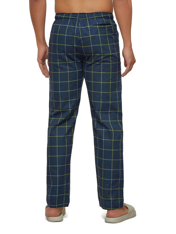 Xyxx 100 Super Combed Cotton Checkmate Mens Pyjamas L Moisture