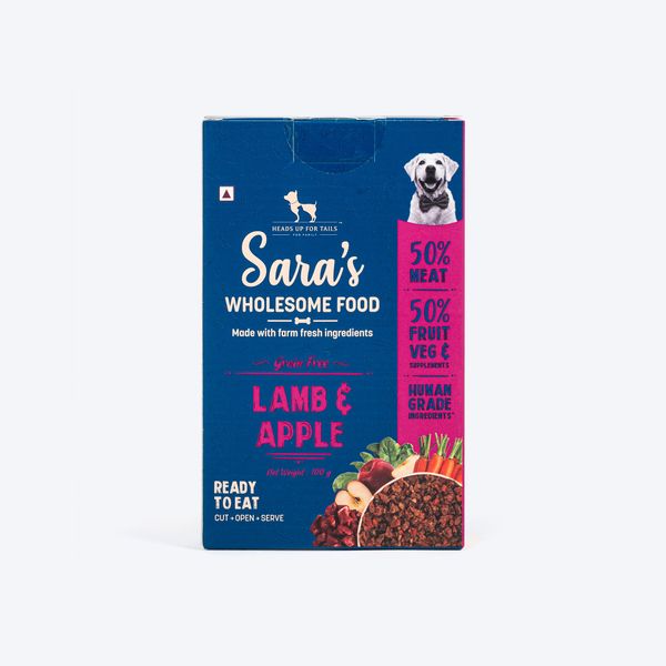 Heads Up For Tails Sara's Wholesome GrainFree Lamb & Apple Dog Food