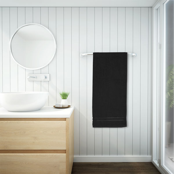 Welspun 100 Cotton Quik Dry Black Bath Towel For Men And Women Buy