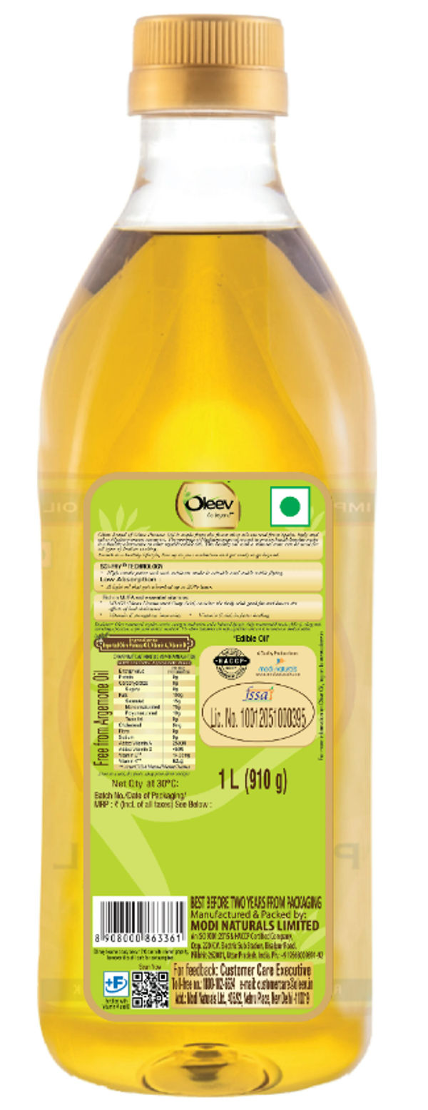 Oleev Pomace Olive Oil For All Types Of Cooking (Bottle) 1 l Buy