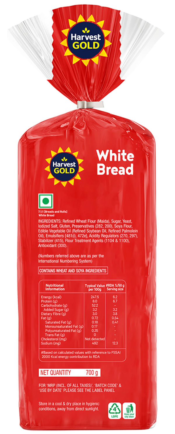 Harvest Gold White Bread 700 g Buy online at ₹50 near me