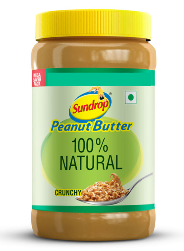 Sundrop Peanut Butter 100 Natural Crunchy 924 g Buy online at ₹296