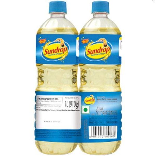 Sundrop Superlite Advanced Sunflower Oil Super Saver Pack (Bottle) 2 l